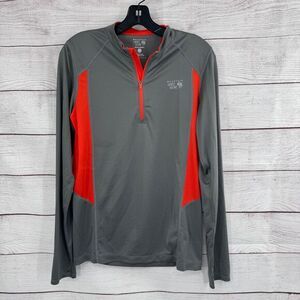 Mountain Hardwear Pullover Long Sleeve 1/4 Zip Athletic‎ Shirt Small Hiking